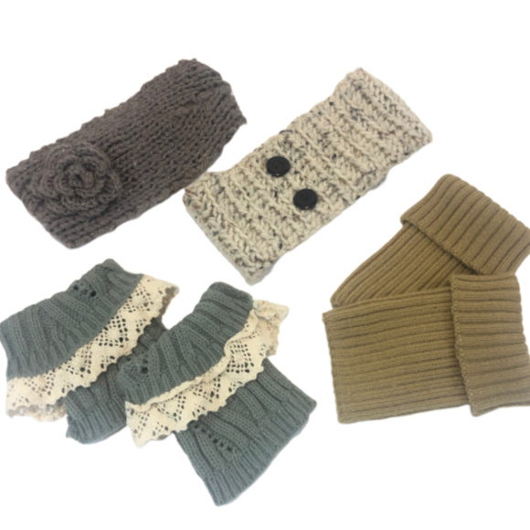 Accessories - 5/$35 Knit Boot Cuffs & Head Wraps